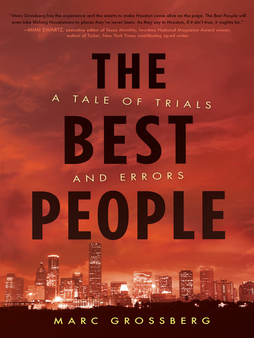 Title details for The Best People by Marc Grossberg - Wait list